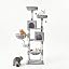 Sweetcrispy 44 Inch Cat Tree Tower for Indoor Cats and Kittens
