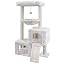AIWIKIDE 37.4" Cactus Cat Tree Tower with Twin Cat Condos for Indoor Cats, All-in-One Activity Center with Cat Scratching Post Cozy Sleeping Perch Hammock and Toy Balls,Green
