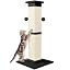 SOCATER Cat Scratching Post 33 Inch Nature Sisal Cat Scratch Post for Indoor Cats, Large Cat Scratcher Protect Your Furniture, for All Breeds