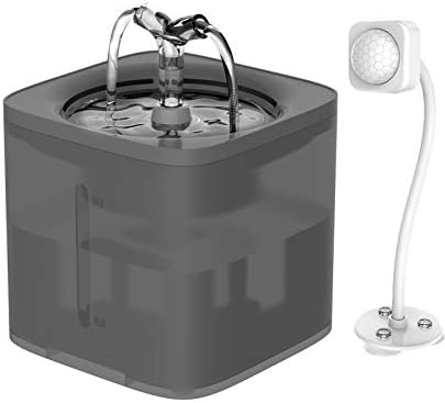 70oz/2L Automatic Cats Water Fountain Drinking Auto Feeder Water Source Dispenser for cat Small Dogs Super Quiet Pet Supplies. (Color : Infrared Sensor B Size : EU) (Infrared Sensor a EU)