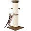 SOCATER Cat Scratching Post 33 Inch Nature Sisal Cat Scratch Post for Indoor Cats, Large Cat Scratcher Protect Your Furniture, for All Breeds