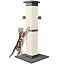 SOCATER Cat Scratching Post 33 Inch Nature Sisal Cat Scratch Post for Indoor Cats, Large Cat Scratcher Protect Your Furniture, for All Breeds