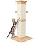SOCATER Cat Scratching Post 33 Inch Nature Sisal Cat Scratch Post for Indoor Cats, Large Cat Scratcher Protect Your Furniture, for All Breeds
