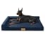 Patas Lague Orthopedic Large Dog Bed Washable Pet Sofa Bed 36''X24'' Black
