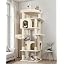 Globlazer Cat Tree for Large Adult Cats, Heavy Duty Indoor Cat Tower, F74B