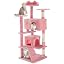 Sweetcrispy 54-inch Cat Tree Tower with Scratching Posts, Indoor Use
