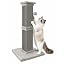 Cat Scratching Post for Indoor Cats, 32Inch Sisal Cat Scratcher, Beige