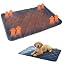 AprYew Self Warming Pad for Dog & Cat, Dog Heating Pad, Winter Warmth, Non Electric Sleeping Mat for Small & Large Dogs, Anti-Slip Bottom Washable for Home & Travel, Reusable (Blue 45.28"X28.35")