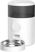 4L Automatic Cat Food Stainless Steel Bowl Anti-Clog Feeder for Pet Dog Timing Cats Kibble Dispenser