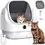 Open-Top Automatic Litter Box, Odor Control, Ready to Use, Self Cleaning