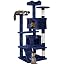 Yaheetech 54in Cat Tree Tower, 2 Caves, Kitten-Ear Perch & Scratching Posts