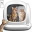 Meowant Self-Cleaning Cat Litter Box, 75L Extra Large Open-Top, APP Control