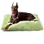EHEYCIGA Fluffy Dog Crate Bed, Plush Extra Large Dog Pillow, Grey