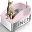 AIPERRO Stainless Steel Litter Box | XL Enclosed Cat Litter Boxes with Lid