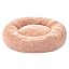 Bedsure Calming Dog Bed Medium Size Dog Donut Washable Pet Bed,30ins Camel