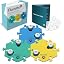 Speak Up! Get Started Kit with Clearer Upward-Facing Sound | 6 Recordable Buttons w/Pre-Installed Batteries & 3 HexTile Button Mats | Training Dog & Cat Communication Buttons