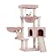 Hey-brother Cat Tree Tower with Large Bed, Hammocks, Scratcher, MPJ006SW