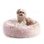 Calming Dog Bed & Cat Bed Washable Puppy Bed,24" Light Grey