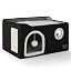 Bedsure Cat House Bed for Indoor Cats with Fluffy Ball and Scratch Pad,Grey