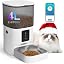 Automatic Cat Feeder, 4L Cat Food Dispenser with 10s Voice Recorder, Pet Feeder up to 8 Meals per Day, Timed Feeder with Dry Food Sealed Ring