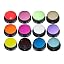 10 Color Voice Recording Button, Dog Buttons for Communication Pet Training Buzzer, 30 Second Record & Playback, Funny Gift for Study Office Home wtih Whire and Coffee