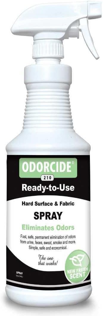 Odorcide Odor Eliminator Concentrate: Odor Eliminator for Strong Odor on Carpets, Hardwood & More - Smoke, Sweat & Pet Odor Eliminator for Home w/Non-Enzymatic Formula, 16 oz…