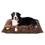 EHEYCIGA Fluffy Dog Crate Bed, Plush Extra Large Dog Pillow, Grey