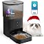 Automatic Cat Feeder, 4L Cat Food Dispenser with 10s Voice Recorder, Pet Feeder up to 8 Meals per Day, Timed Feeder with Dry Food Sealed Ring