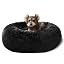 Calming Dog Bed & Cat Bed Washable Puppy Bed,24" Light Grey