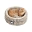 BALANCE Cat Bed Kitten Bed, Washable Round Cat Beds for Indoor Cats, Super Soft Plush Faux Fur Pet Bed for Puppy and Kitten with Anti-Slip Bottom