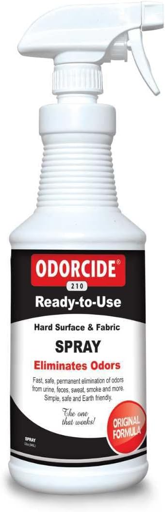 Odorcide Odor Eliminator Concentrate: Odor Eliminator for Strong Odor on Carpets, Hardwood & More - Smoke, Sweat & Pet Odor Eliminator for Home w/Non-Enzymatic Formula, 16 oz…