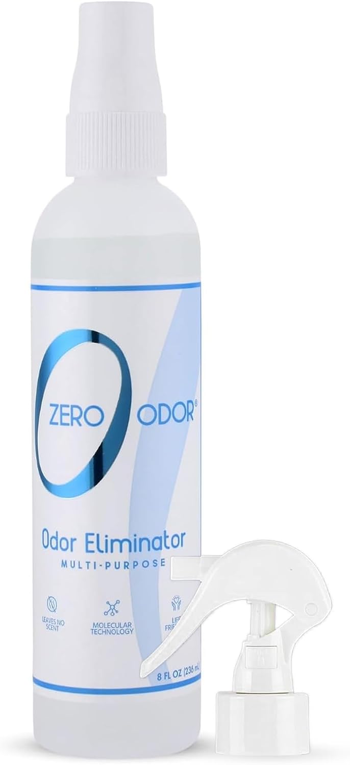 Zero Odor - Multi-Purpose Strong Odor Eliminator for Home, Office, Car, Bathroom, Hotel, Room Deodorizer, and Odor Neutralizer, 64oz Refill
