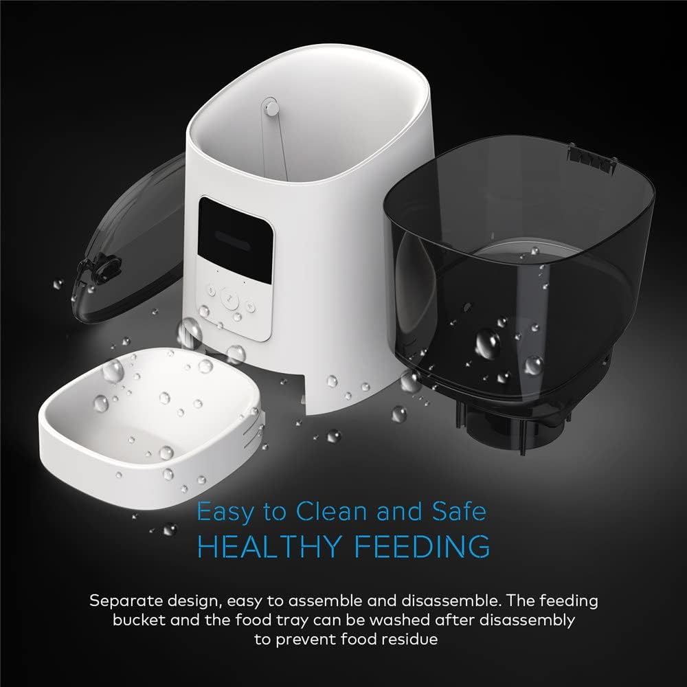 Automatic Pet Feeder for Cats Dogs Smart Food Dispenser APP Timer Feeding Bowl
