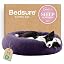 Bedsure Calming Dog Bed Medium Size Dog Donut Washable Pet Bed,30ins Camel