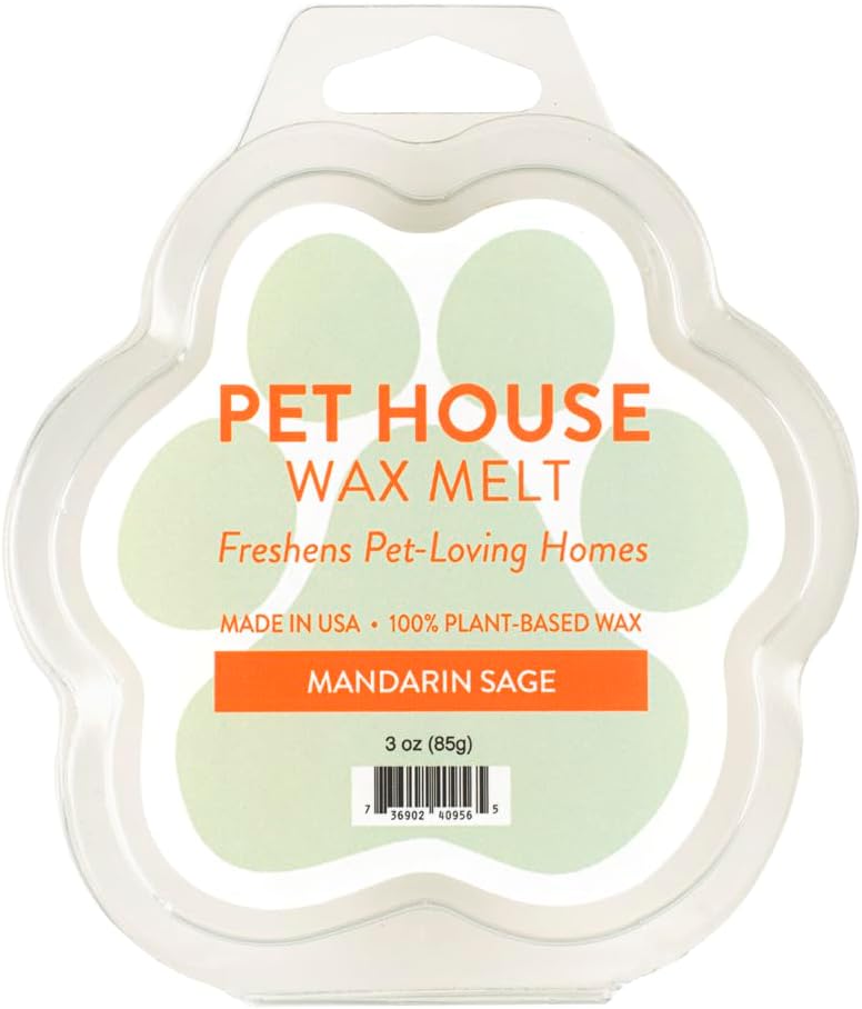 Fresh Citrus Scented Wax Melts Plant-Based Wax, 4 Pack Pet House