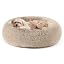 Calming Dog Bed & Cat Bed Washable Puppy Bed,24" Light Grey