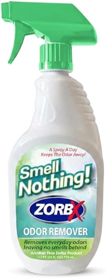 ZORBX Smell Nothing Unscented Odor Remover Spray 24 Oz
