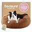 Bedsure Calming Dog Bed Medium Size Dog Donut Washable Pet Bed,30ins Camel