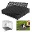 Dog Kennel Pad,Raised Grid Mat for Dog Crate Pan,Cut Freely