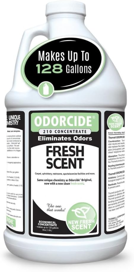 Odorcide Odor Eliminator Concentrate: Odor Eliminator for Strong Odor on Carpets, Hardwood & More - Smoke, Sweat & Pet Odor Eliminator for Home w/Non-Enzymatic Formula, 16 oz…