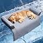 Calming Dog Bed Fluffy Plush Dog Mat for Furniture Protector with Removable Washable Cover for Large Medium Small Dogs and Cats (Large, Light Grey)