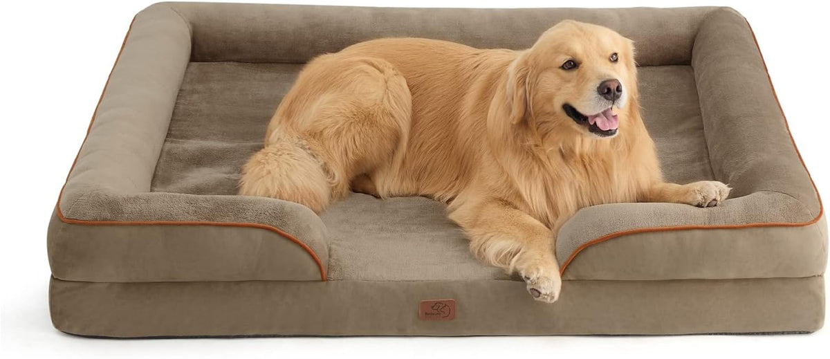 Bedsure Orthopedic Dog Bed Medium Washable Original Design, 28" Grey