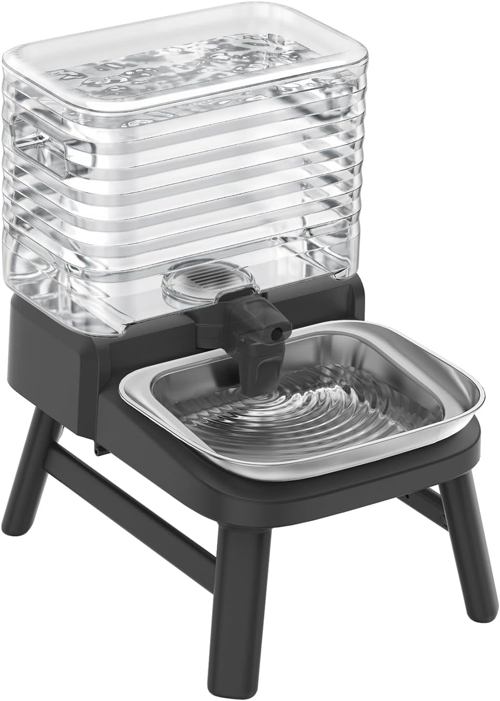 Dog Water Bowl Dispenser for Large Breed with Patent Faucet, 12L/3.2 Gallon