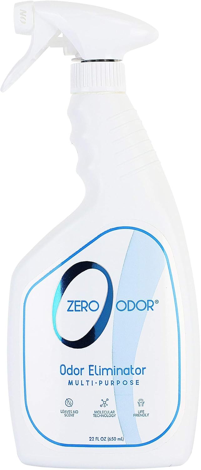 Zero Odor - Multi-Purpose Strong Odor Eliminator for Home, Office, Car, Bathroom, Hotel, Room Deodorizer, and Odor Neutralizer, 64oz Refill