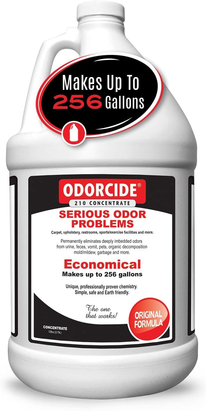 Odorcide Odor Eliminator Concentrate: Odor Eliminator for Strong Odor on Carpets, Hardwood & More - Smoke, Sweat & Pet Odor Eliminator for Home w/Non-Enzymatic Formula, 16 oz…