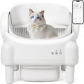 Paruuntys Automatic Litter Box,Safety Sensor,App Control,Open-top Design