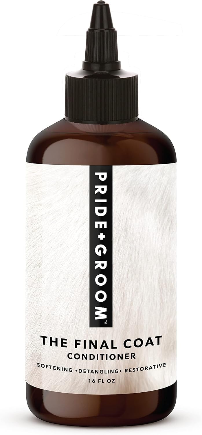 Pride and Groom The Non Shedder | Dog Grooming Shampoo For Doodles and Dogs that Do Not Shed | Tearless All Natural Body Wash with Essential Oils & Coat-Specific Ingredients that Enhance Shine – 128oz