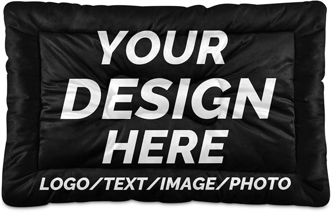 Custom Dog Cat Comfy Fluffy Pet Bed Mat Your Own Design Photo Logo Text Pet Sleeping Mat Print On Demand(36x24in)