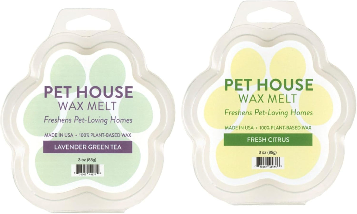Fresh Citrus Scented Wax Melts Plant-Based Wax, 4 Pack Pet House
