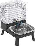 Dog Water Bowl Dispenser for Large Breed with Patent Faucet, 12L/3.2 Gallon
